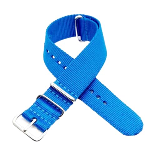CLywdp Nylon Premium Gestreiftes Uhrenarmband, Schnellverschlussarmband, Unisex-Ersatzarmband, Alltags- und Freizeitkleidung,18 mm von CLywdp