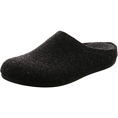 Damen Hausschuh von cm Confort in Schwarz mit Wechselfußbett. schwarz Gr. 41 von CM Confort