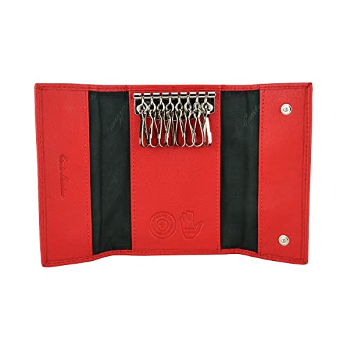 CONTE MASSIMO Schlüsselanhänger für Herren und Damen, Echtes Leder von CM Conte Massimo