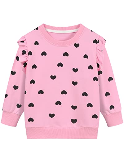 CM-Kid Baby - Mädchen Girl Sweatshirt, Rosa, 4 Jahre EU von CM-Kid