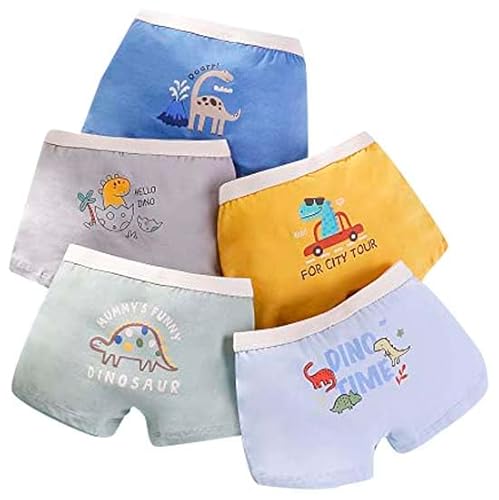 CM-Kid Babys Mutande, Set Intimo, Boxer per Ragazzi Boxershorts, B, 6-7 Jahre von CM-Kid