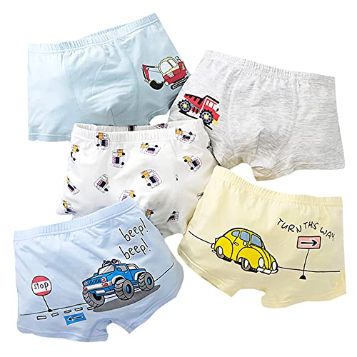 CM-Kid Babys Mutande, Set Intimo, Boxer per Ragazzi Boxershorts, Veicolo fuoristrada, 5-6 anni von CM-Kid