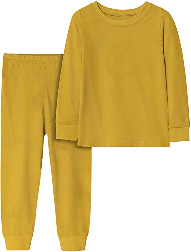 CM-Kid Unisex-Kinder, Pigiami per Bambini Pyjama-Set, Senape, 10 anni von CM-Kid