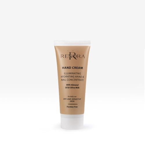 Renora I Handcreme, Erhellendes, feuchtigkeitsspendendes Hand- und Nagelkonzentrat I Mit Bio-Leinsamen, Mandel- und Olivenöl I 75 ml Renora I Handcreme, Erhellendes, feuchtigkeitsspendendes Hand- und Nagelkonzentrat I Mit Bio-Leinsamen, Mandel- und Olivenöl I 75 ml von CMC R RENORA