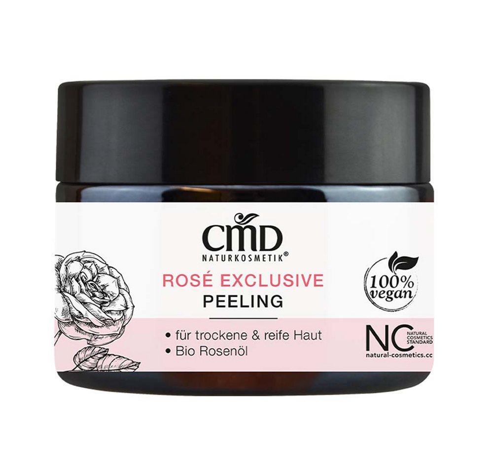 CMD Naturkosmetik Gesichtspeeling Rosé Exclusive - Peelingcreme 50ml von CMD Naturkosmetik