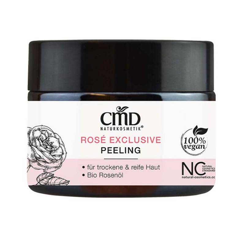 CMD Naturkosmetik Gesichtspeeling Rosé Exclusive - Peelingcreme 50ml von CMD Naturkosmetik