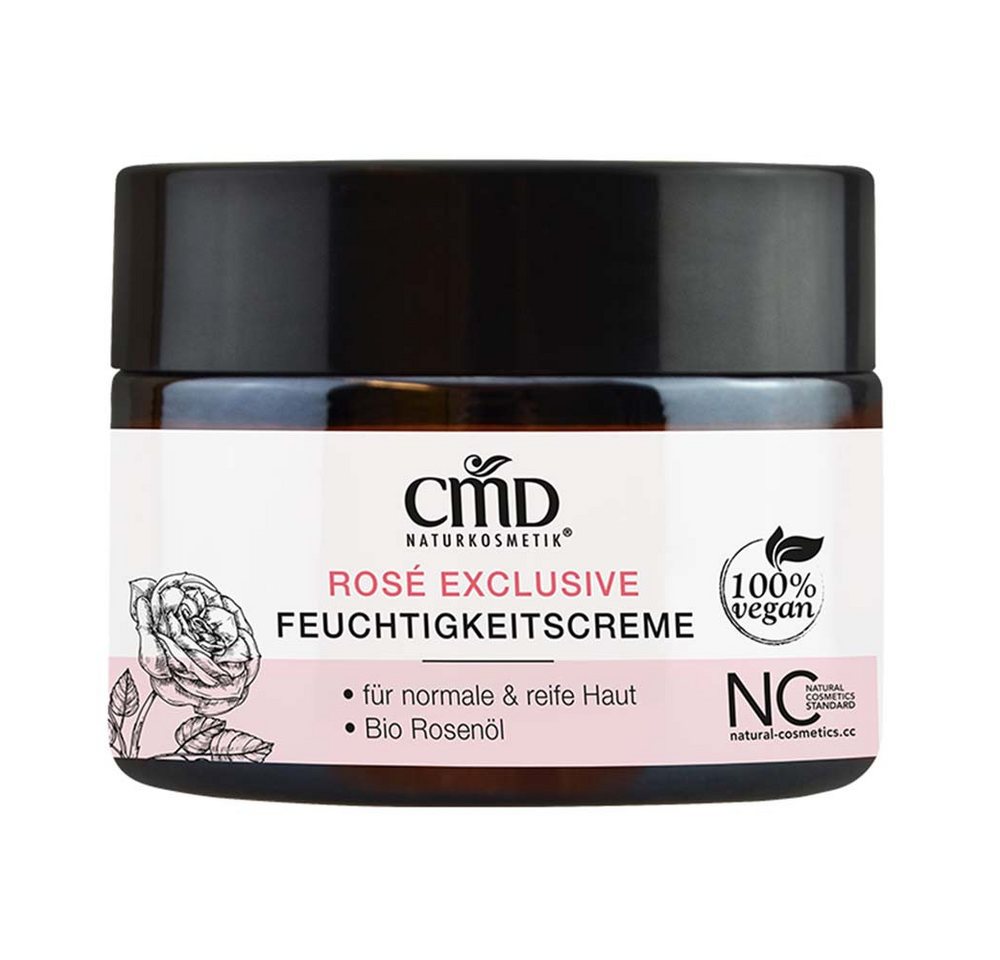 CMD Naturkosmetik Gesichtspflege Rosé Exclusive - Feuchtigkeitscreme 50ml 2er Pack von CMD Naturkosmetik