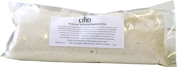 CMD Naturkosmetik Natursole Tiefensalz 500 g von CMD Naturkosmetik
