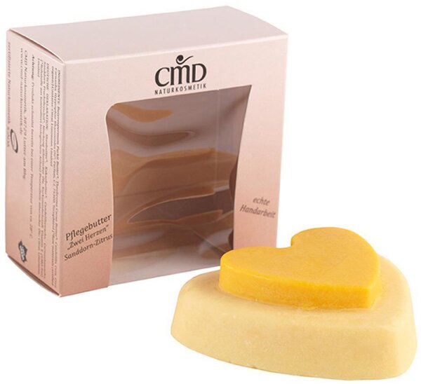 CMD Naturkosmetik Pflegebutter Sanddorn-Zitrus (Zwei Herzen) 90 g von CMD Naturkosmetik