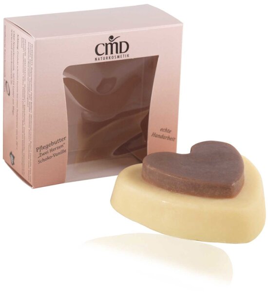 CMD Naturkosmetik Pflegebutter Schoko-Vanille Zwei Herzen 90 g von CMD Naturkosmetik