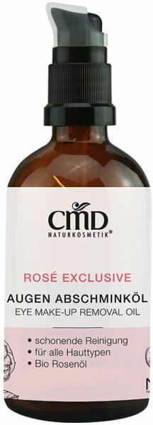 CMD Naturkosmetik Rosé Exclusive Augen-Abschminköl 100 ml von CMD Naturkosmetik