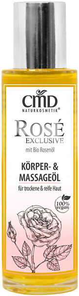 CMD Naturkosmetik Rosé Exclusive Körper- & Massageöl 100 ml von CMD Naturkosmetik