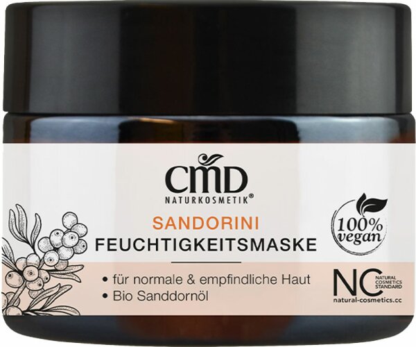 CMD Naturkosmetik Sandorini Feuchtigkeitsmaske 50 ml von CMD Naturkosmetik