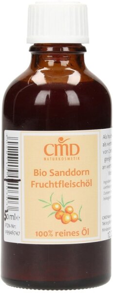 CMD Naturkosmetik Sandorini Sanddorn Fruchtfleischöl kbA 50 ml von CMD Naturkosmetik