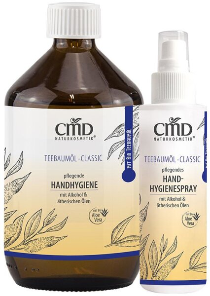 CMD Naturkosmetik Teebaumöl Handhygiene Set 500 ml + 100 ml von CMD Naturkosmetik