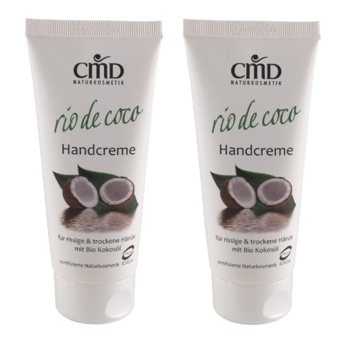 CMD Rio de Coco Handcreme mit Kokosöl 2er-Pack (bio, vegan, Naturkosmetik) Kokos von CMD Naturkosmetik