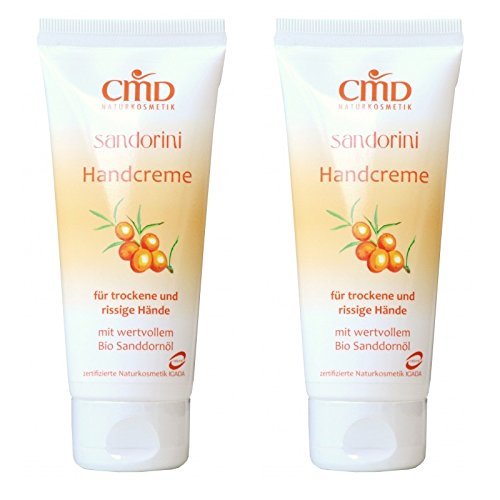 CMD Sandorini Handcreme mit Sanddornöl 2er-Pack (bio, Naturkosmetik) von CMD Naturkosmetik