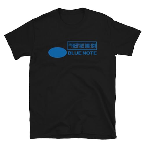 Blue Note Records Label Short-Sleeve Unisex T-Shirt Black 3XL von CMHVX