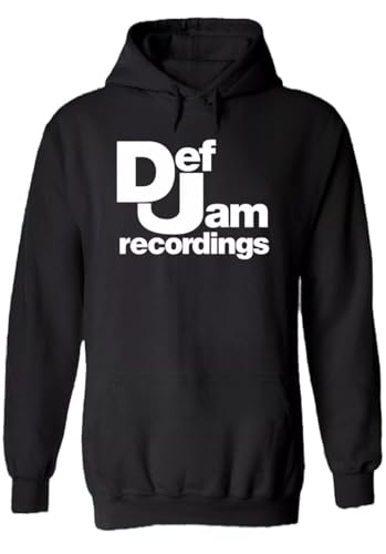CMHVX Def Jam Recordings Jay-Z Music Funny Men Women Unisex Top Hoodie Sweatshirt Black 3XL von CMHVX