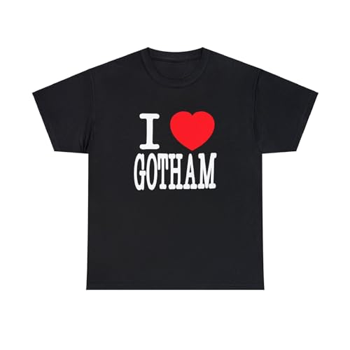 Number Nine - I Love Gotham - (N) ine Red Heart T-Shirts Black S von CMHVX