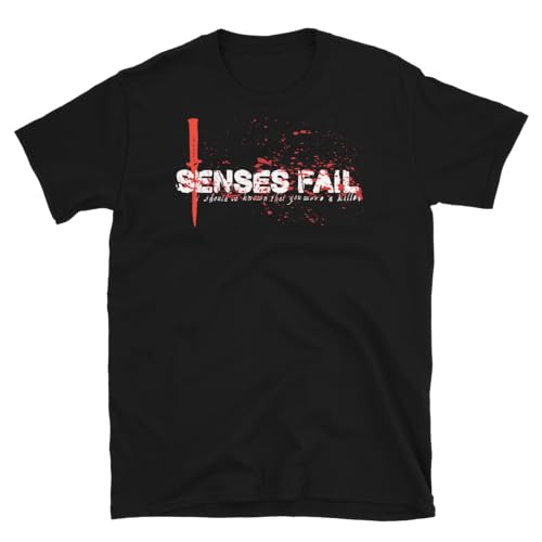 Senses Fail One Eight Seven Emo Post-Hardcore Band T-Shirt Black M von CMHVX
