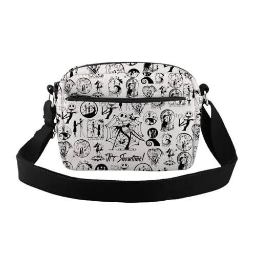 CMNIM Jack and Sally Crossbody Bag Nightmare Before Inspired Gifts for Horror Movie Fans Jack Skellington Shoulder Bag, 25423 Before Hc von CMNIM