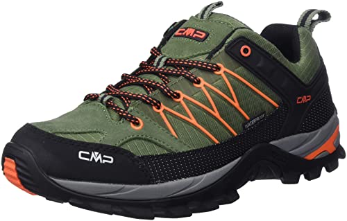 CMP Herren Rigel Low Trekking Shoe WP Wanderschuh, TORBA-Flash ORANGE, 40 EU von CMP