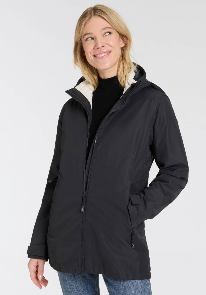 CMP 3-in-1-Funktionsjacke "WOMAN LONG JACKET ZIP HOOD DETACHABLE" mit Kapuze Winterjacke Damen von CMP