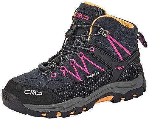 CMP 3Q12944 Rigel Mid Clima Protect Mädchen Jungen Outdoorschuh Veloursleder, Groesse 33, anthrazit-rosa von CMP