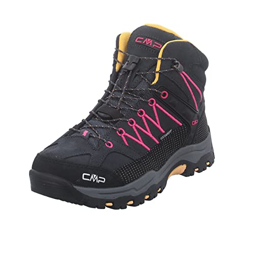 CMP Unisex Kinder Kids Rigel Mid Trekking Shoes Wp Trekking-Schuhe, Anthracite Bougainvillea, 36 EU von CMP
