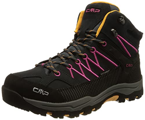 CMP Rigel Mid Trekking Wp Walking Shoe, Antracite-Bouganville, 38 EU, 3Q12944J von CMP