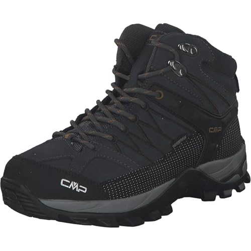 CMP Rigel Mid Outdoorschuh Herren Schuhe Stiefel Velourleder/Textil-Kombination Uni, 3Q12947-68UH, Grau, 40 EU von CMP