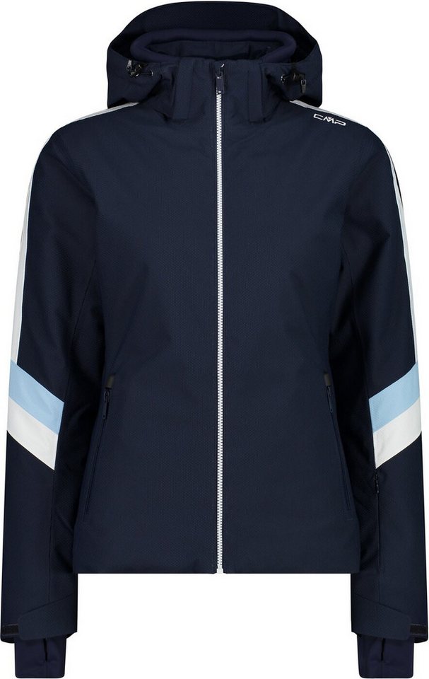 CMP Anorak WOMAN JACKET ZIP HOOD BLACK BLUE von CMP