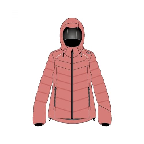 CMP Aprés Ski wattierte Jacke mit Schneegamasche für Damen, gloss,40 von CMP
