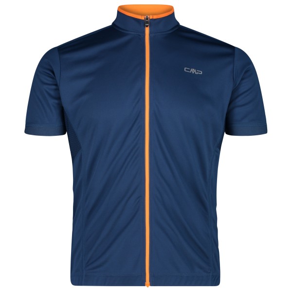 CMP - Bike T-Shirt Jacquard Fullzip - Radtrikot Gr 46;48;50;52;54;56 blau;türkis von CMP