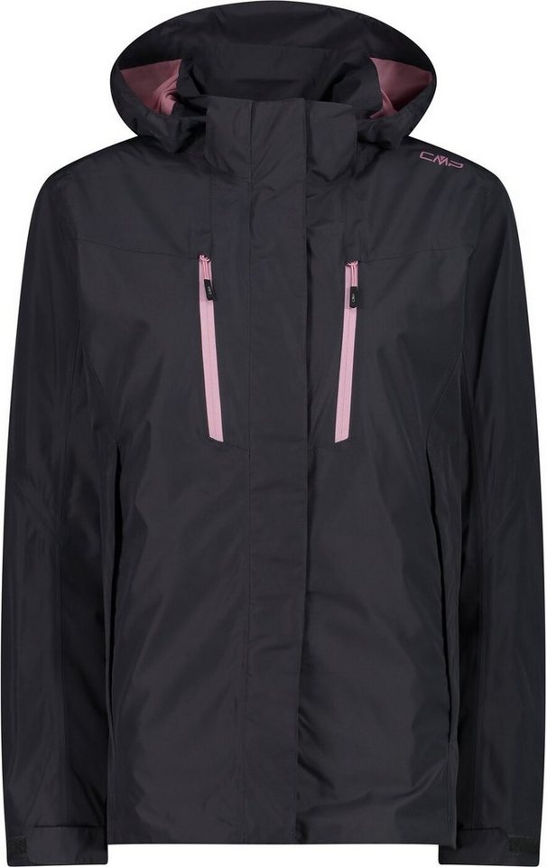 CMP Blouson WOMAN JACKET ZIP HOOD ANTRACITE von CMP