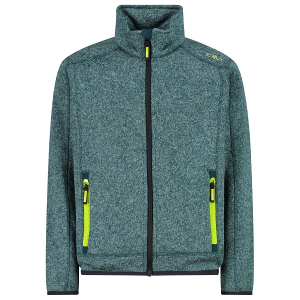 CMP - Boy's Jacket Jacquard Knitted - Fleecejacke Gr 128 türkis von CMP