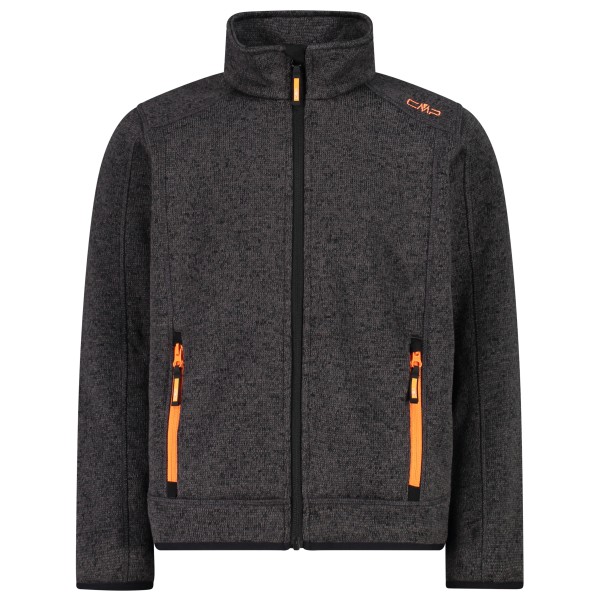 CMP - Boy's Jacket Jacquard Knitted - Fleecejacke Gr 92 grau/schwarz CMP - Boy's Jacket Jacquard Knitted - Fleecejacke Gr 92 grau/schwarz von CMP
