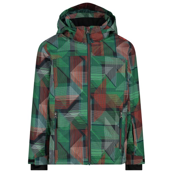 CMP - Boy's Jacket Snaps Hood Twill - Skijacke Gr 152 grün von CMP