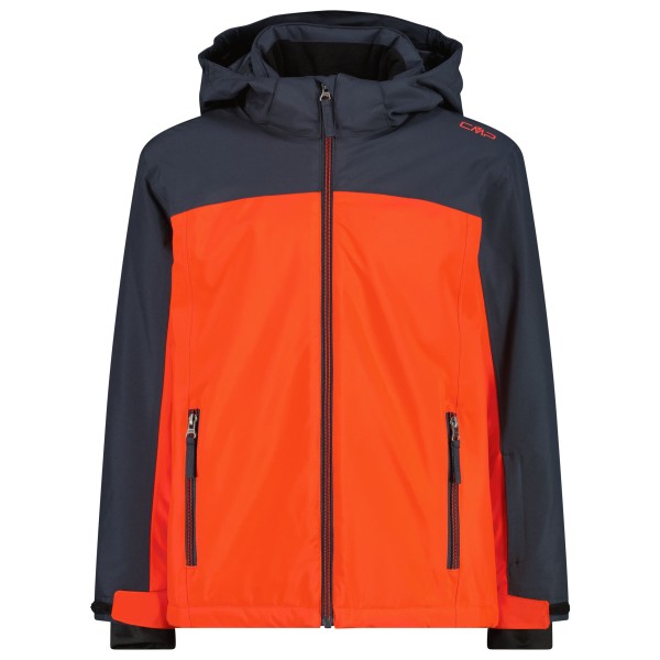 CMP - Boy's Jacket Snaps Hood Twill - Skijacke Gr 176 rot von CMP