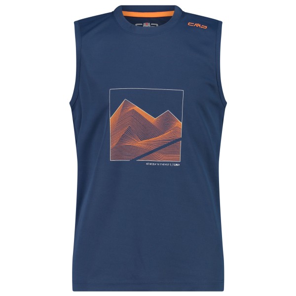 CMP - Boy's Sleeveless T-Shirt - Top Gr 104 blau von CMP