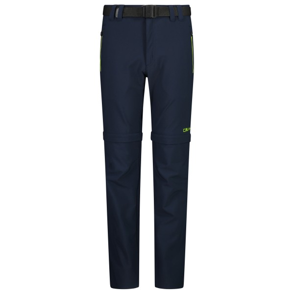 CMP - Boy's Zip Off Pant with Belt - Zip-Off-Hose Gr 92 blau von CMP