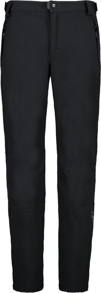 CMP Softshellhose MAN LONG PANT WITH INNER GAITER NERO von CMP