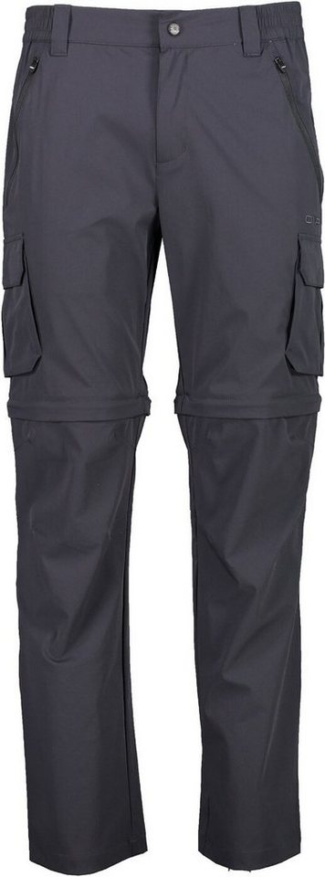 CMP Bundfaltenhose MAN ZIP OFF PANT ANTRACITE von CMP