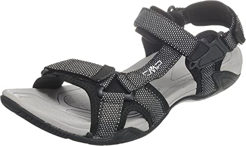CMP Herren Hamal Hiking Sandal Riemchensandalen, Nero, 45 EU, Schwarz von CMP