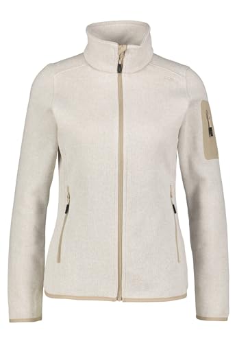 CMP Damen Fleecejacke ecru (155), 44 von CMP