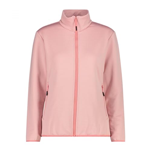 CMP Damen 34E6686 Fleecejacke mit spezieller Verarbeitung, rose, 42 von CMP