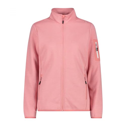 CMP Damen 34H6386 Knit-Tech-Fleece mit Inner Layer aus Mesh, orchidea-bianco, 38 von CMP