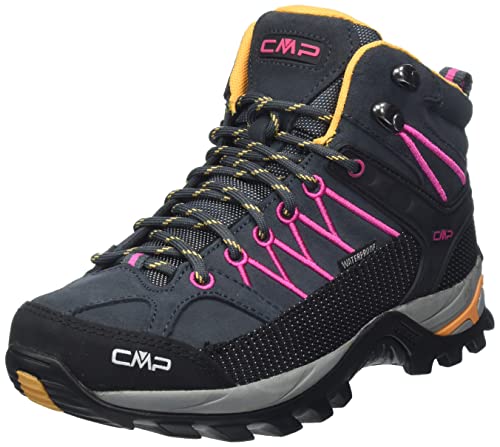 CMP Damen Rigel Mid Wmn Wp Trekking Shoes, Antracite Bouganville, 37 EU von CMP