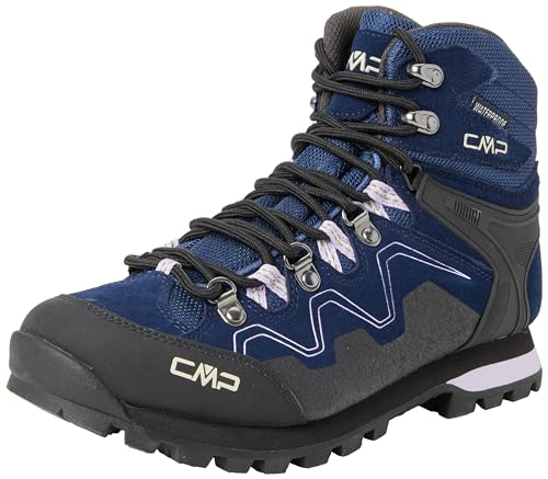 CMP Damen Athunis Mid Wmn Trekking Shoes Wp Trekkingschuhe, Blue Ink Lilac, 41 EU von CMP